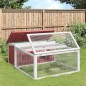 vidaXL Kaninchenstall Mokka 117,5x97x47,5 cm Massivholz Kiefer vidaXL Kaninchenstall Mokka 117,5x97x47,5 cm Massivholz Kiefer