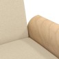 vidaXL Schlafsofa mit Armlehnen Creme Stoff vidaXL Schlafsofa mit Armlehnen Creme Stoff