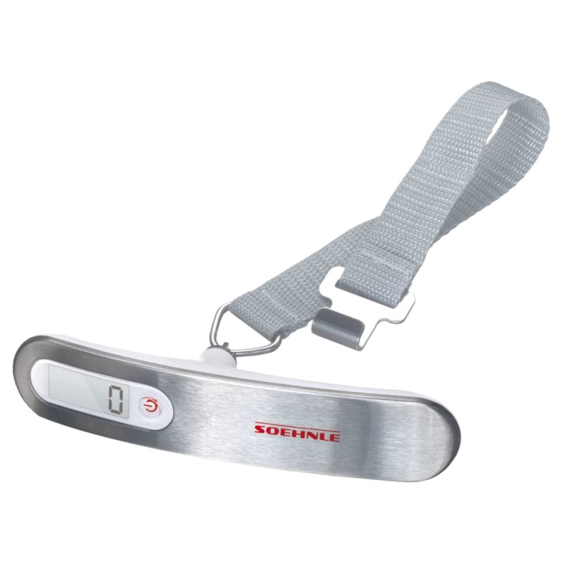 Soehnle Kofferwaage Tragbar Digital 50 kg Silbern Soehnle Kofferwaage Tragbar Digital 50 kg Silbern
