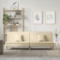 vidaXL Schlafsofa Creme Stoff vidaXL Schlafsofa Creme Stoff
