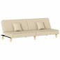 vidaXL Schlafsofa Creme Stoff vidaXL Schlafsofa Creme Stoff
