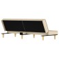 vidaXL Schlafsofa Creme Stoff vidaXL Schlafsofa Creme Stoff