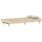 vidaXL Schlafsofa Creme Stoff vidaXL Schlafsofa Creme Stoff