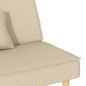 vidaXL Schlafsofa Creme Stoff vidaXL Schlafsofa Creme Stoff