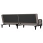 vidaXL Schlafsofa mit Armlehnen Taupe Stoff vidaXL Schlafsofa mit Armlehnen Taupe Stoff