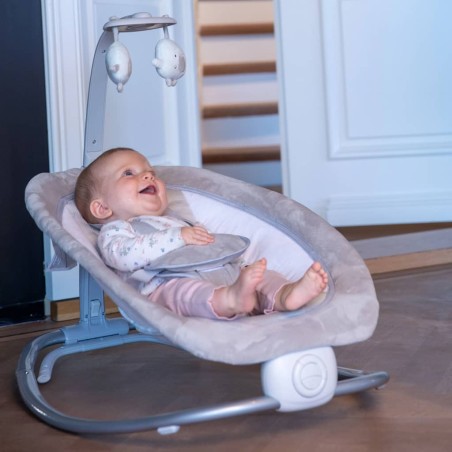 Bo Jungle B-Rocker Babywippe Moby Beige