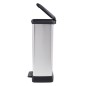 Curver Tretmülleimer Deco 50 L Silbern Curver Tretmülleimer Deco 50 L Silbern