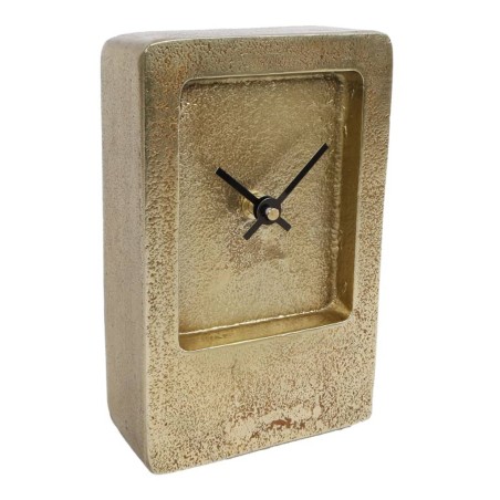 Gifts Amsterdam Tischuhr Liverpool Aluminium Golden 11x4,5x17,5 cm