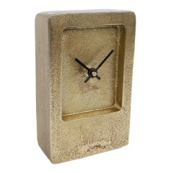Gifts Amsterdam Tischuhr Liverpool Aluminium Golden 11x4,5x17,5 cm