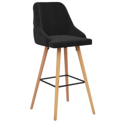 vidaXL Barhocker 2 Stk. Schwarz Samt 
