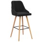 vidaXL Barhocker 2 Stk. Schwarz Samt vidaXL Barhocker 2 Stk. Schwarz Samt