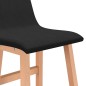 vidaXL Barhocker 2 Stk. Schwarz Stoff vidaXL Barhocker 2 Stk. Schwarz Stoff