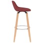 vidaXL Barhocker 2 Stk. Weinrot Stoff vidaXL Barhocker 2 Stk. Weinrot Stoff