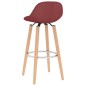 vidaXL Barhocker 2 Stk. Weinrot Stoff vidaXL Barhocker 2 Stk. Weinrot Stoff