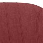 vidaXL Barhocker 2 Stk. Weinrot Stoff vidaXL Barhocker 2 Stk. Weinrot Stoff