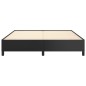 Bettgestell Schwarz 180x200 cm Kunstleder Bettgestell Schwarz 180x200 cm Kunstleder