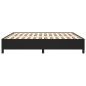 Bettgestell Schwarz 180x200 cm Kunstleder Bettgestell Schwarz 180x200 cm Kunstleder