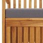vidaXL Gartenbank mit Stauraum 120 cm Massivholz Akazie vidaXL Gartenbank mit Stauraum 120 cm Massivholz Akazie