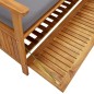 vidaXL Gartenbank mit Stauraum 120 cm Massivholz Akazie vidaXL Gartenbank mit Stauraum 120 cm Massivholz Akazie