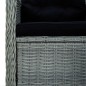 vidaXL Gartenstühle mit Kissen 2 Stk. Poly Rattan Hellgrau vidaXL Gartenstühle mit Kissen 2 Stk. Poly Rattan Hellgrau