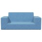 Kindersofa 2-Sitzer Blau Weich Plüsch Kindersofa 2-Sitzer Blau Weich Plüsch
