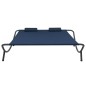 vidaXL Sonnenliege Stoff Blau vidaXL Sonnenliege Stoff Blau