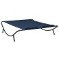 vidaXL Sonnenliege Stoff Blau vidaXL Sonnenliege Stoff Blau