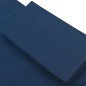 vidaXL Sonnenliege Stoff Blau vidaXL Sonnenliege Stoff Blau
