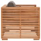 vidaXL Gartensessel mit Dunkelgrauen Kissen Massivholz Teak vidaXL Gartensessel mit Dunkelgrauen Kissen Massivholz Teak