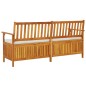 vidaXL Truhenbank mit Kissen 170 cm Massivholz Akazie vidaXL Truhenbank mit Kissen 170 cm Massivholz Akazie