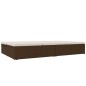 vidaXL Sonnenliege mit Auflagen Poly Rattan Braun vidaXL Sonnenliege mit Auflagen Poly Rattan Braun
