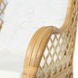 vidaXL Sessel mit Kissen Natürliches Rattan und Leinen vidaXL Sessel mit Kissen Natürliches Rattan und Leinen