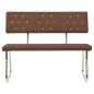 vidaXL Sitzbank 110 cm Braun Kunstleder vidaXL Sitzbank 110 cm Braun Kunstleder