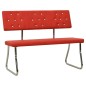 vidaXL Sitzbank 110 cm Rot Kunstleder vidaXL Sitzbank 110 cm Rot Kunstleder