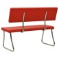 vidaXL Sitzbank 110 cm Rot Kunstleder vidaXL Sitzbank 110 cm Rot Kunstleder