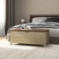 vidaXL Sitzbank mit Stauraum und Kissen Sonoma-Eiche 105x40x45 cm vidaXL Sitzbank mit Stauraum und Kissen Sonoma-Eiche 105x40x45 cm