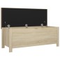 vidaXL Sitzbank mit Stauraum und Kissen Sonoma-Eiche 105x40x45 cm vidaXL Sitzbank mit Stauraum und Kissen Sonoma-Eiche 105x40x45 cm
