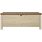 vidaXL Sitzbank mit Stauraum und Kissen Sonoma-Eiche 105x40x45 cm vidaXL Sitzbank mit Stauraum und Kissen Sonoma-Eiche 105x40x45 cm