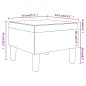 vidaXL Hocker mit Holzbeinen Braun Stoff vidaXL Hocker mit Holzbeinen Braun Stoff