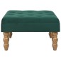 vidaXL Hocker Dunkelgrün 60x60x36 cm Samt vidaXL Hocker Dunkelgrün 60x60x36 cm Samt