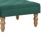 vidaXL Hocker Dunkelgrün 60x60x36 cm Samt vidaXL Hocker Dunkelgrün 60x60x36 cm Samt