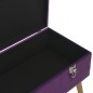 vidaXL Bank mit Stauraum 80 cm Lila Samt vidaXL Bank mit Stauraum 80 cm Lila Samt