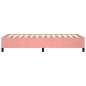 Bettgestell Rosa 90x190 cm Samt Bettgestell Rosa 90x190 cm Samt