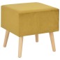 vidaXL Nachttisch Senfgelb 40x35x40 Samt vidaXL Nachttisch Senfgelb 40x35x40 Samt