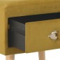 vidaXL Nachttisch Senfgelb 40x35x40 Samt vidaXL Nachttisch Senfgelb 40x35x40 Samt