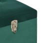 vidaXL Bank mit Staufach 105 cm Grün Samt vidaXL Bank mit Staufach 105 cm Grün Samt