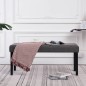 vidaXL Sitzbank 106 cm Grau Kunstleder vidaXL Sitzbank 106 cm Grau Kunstleder