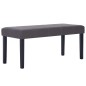 vidaXL Sitzbank 106 cm Grau Kunstleder vidaXL Sitzbank 106 cm Grau Kunstleder