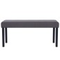 vidaXL Sitzbank 106 cm Grau Kunstleder vidaXL Sitzbank 106 cm Grau Kunstleder