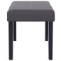 vidaXL Sitzbank 106 cm Grau Kunstleder vidaXL Sitzbank 106 cm Grau Kunstleder